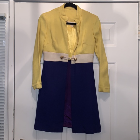 💛 VINTAGE Matching Peacoat and Dress 💙 - Picture 4 of 7